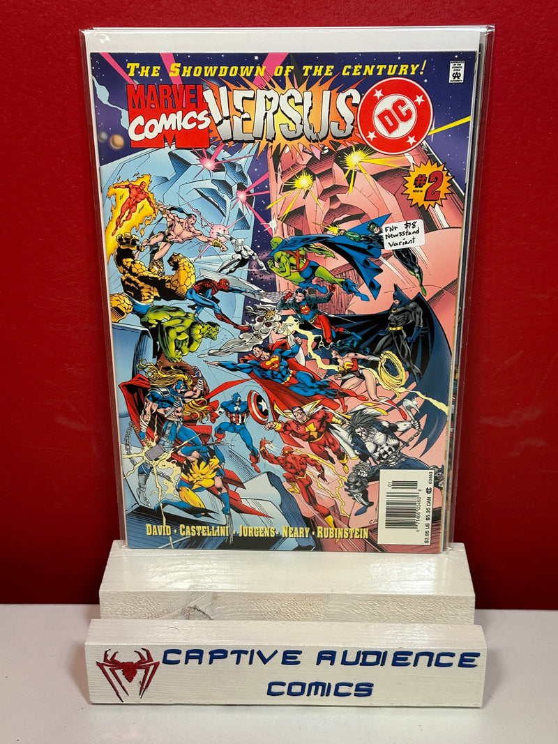 DC Versus Marvel / Marvel Versus DC #2 - Newsstand Variant - FN+