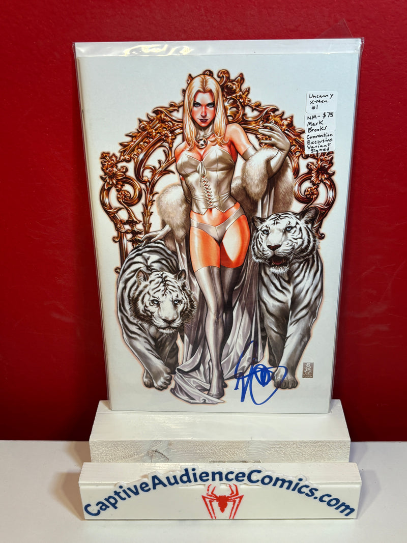 Uncanny X-Men, Vol. 5 #1 - Mark Brooks Signed Convention Virgin - NM-