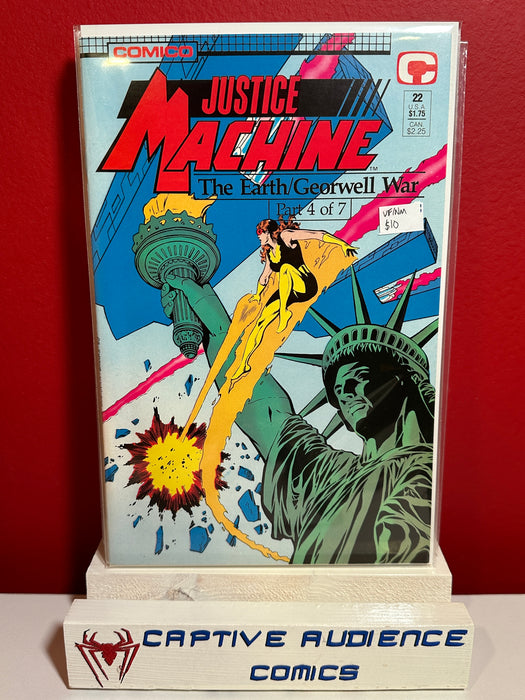 Justice Machine #22 - VF/NM