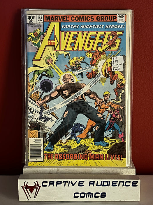 Avengers, The Vol. 1 #183 - Ms. Marvel Joins The Avenger - FN