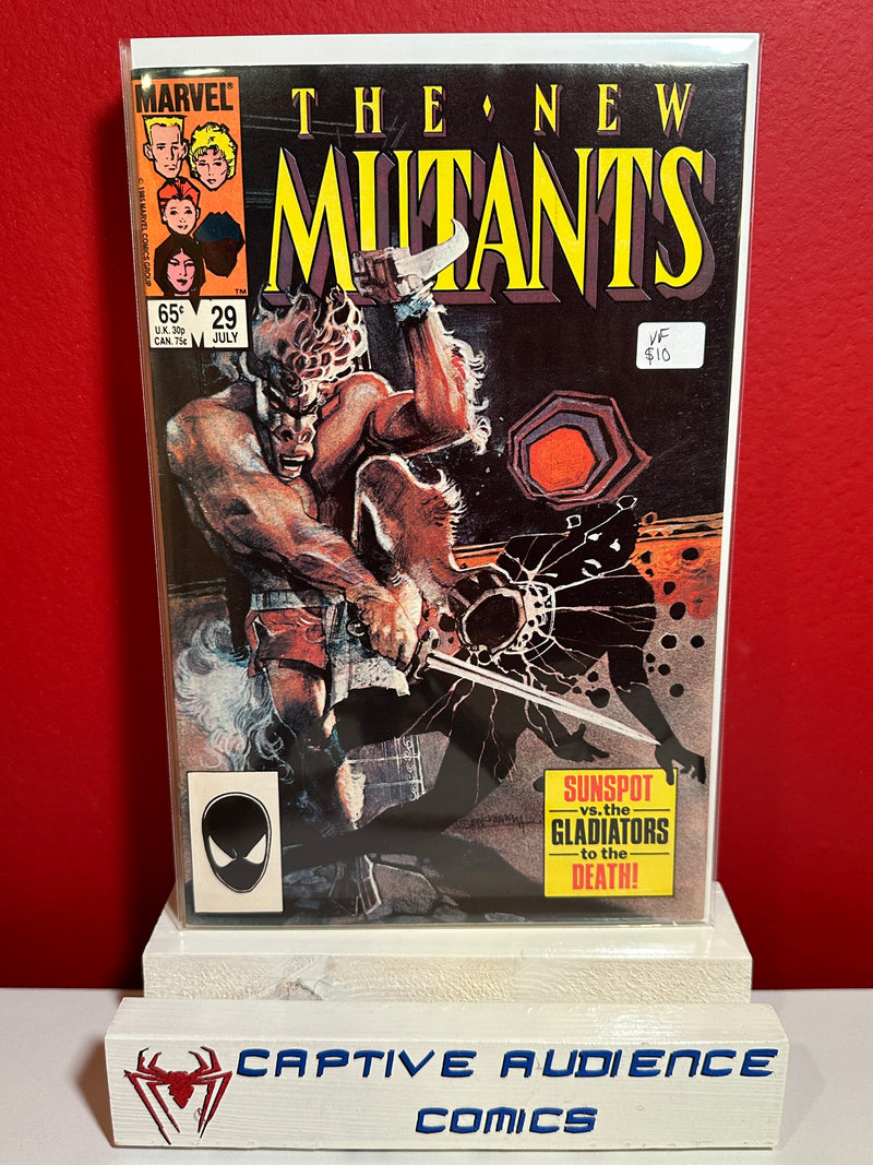 New Mutants, Vol. 1 #29 - 1st Stong Guy - VF