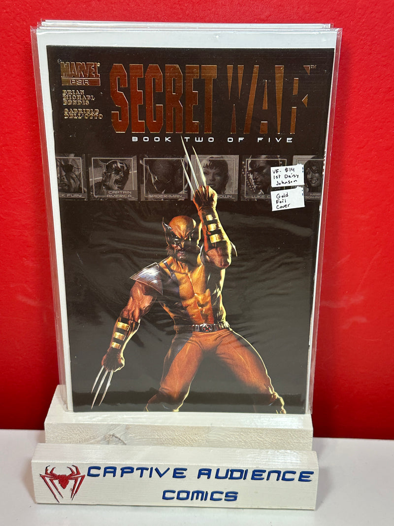 Secret War #2 - 1st Daisy Johnson - Gold Foil Cover - VF-