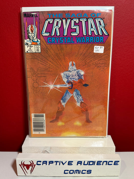 Saga of Crystar, The Crystal Warrior #4 - CPV - FN+