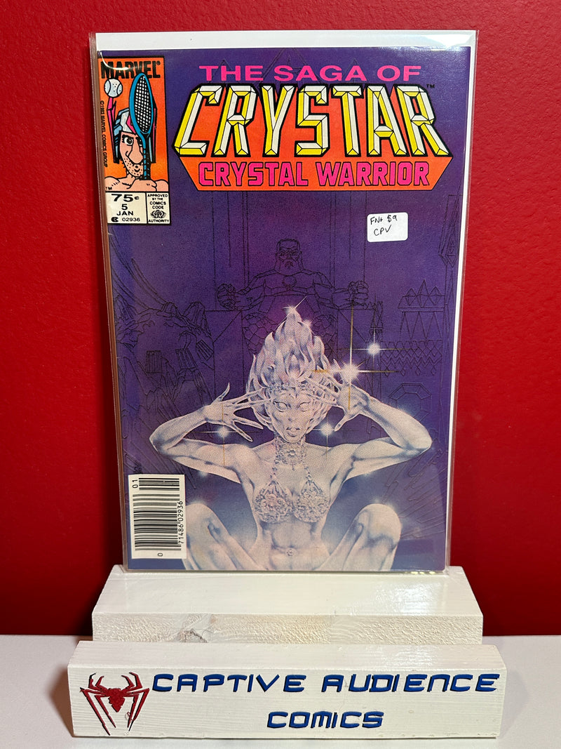 Saga of Crystar, The Crystal Warrior #5 - CPV - FN+