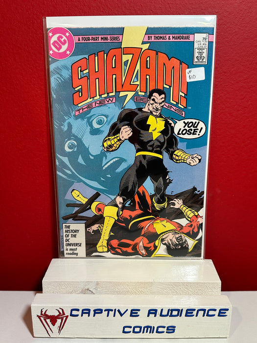 Shazam! The New Beginning #3 - VF