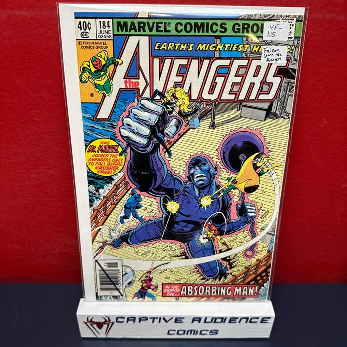 Avengers, Vol. 1, The #184 - Falcon Joins the Avengers - VF-