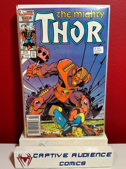 Thor, Vol. 1 #377 - Newsstand Variant - VF