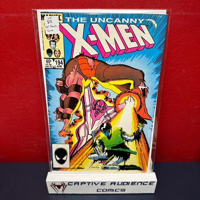 Uncanny X-Men, Vol. 1 #194 - 1st Fenris Twins - VF