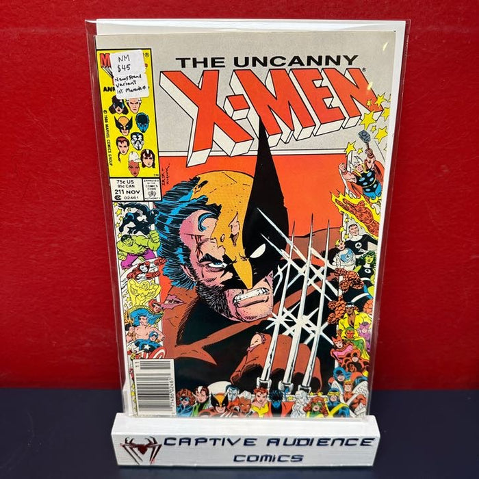 Uncanny X-Men, Vol. 1 #211 - Newsstand Variant - 1st Mamoko - NM-