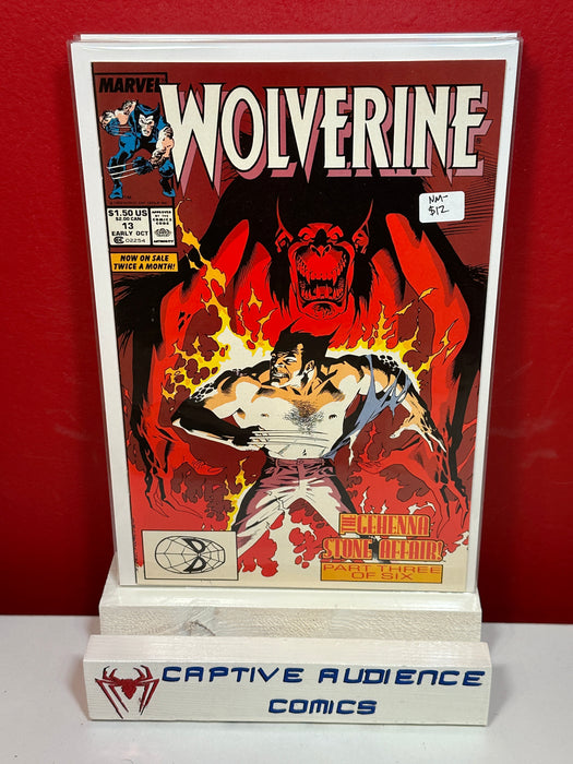 Wolverine, Vol. 2 #13 - NM-