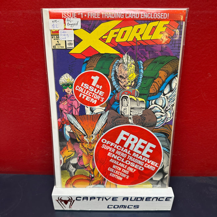 X-Force, Vol. 1 #1 - Poly-bagged - Cable Trading Card - NM-