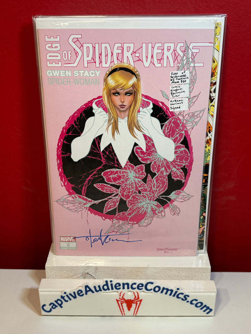 Edge of Spider-Verse, Vol. 1 #2 - Comic Kingdom Exclusive Tyler Kirkham Variant Signed - VF/NM