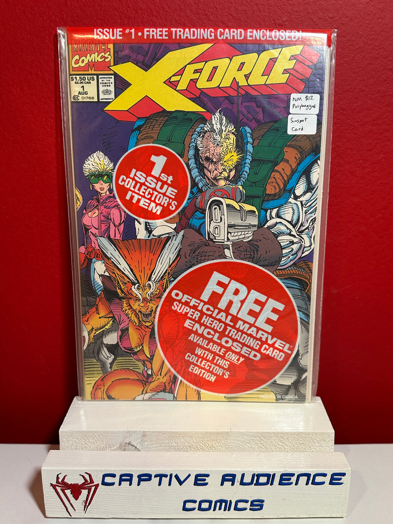 X-Force, Vol. 1 #1 - Polybagged - Sunspot Card - NM