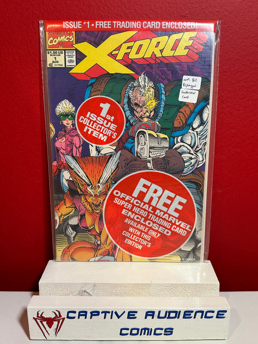 X-Force, Vol. 1 #1 - Polybagged - Shatterstar Card - NM