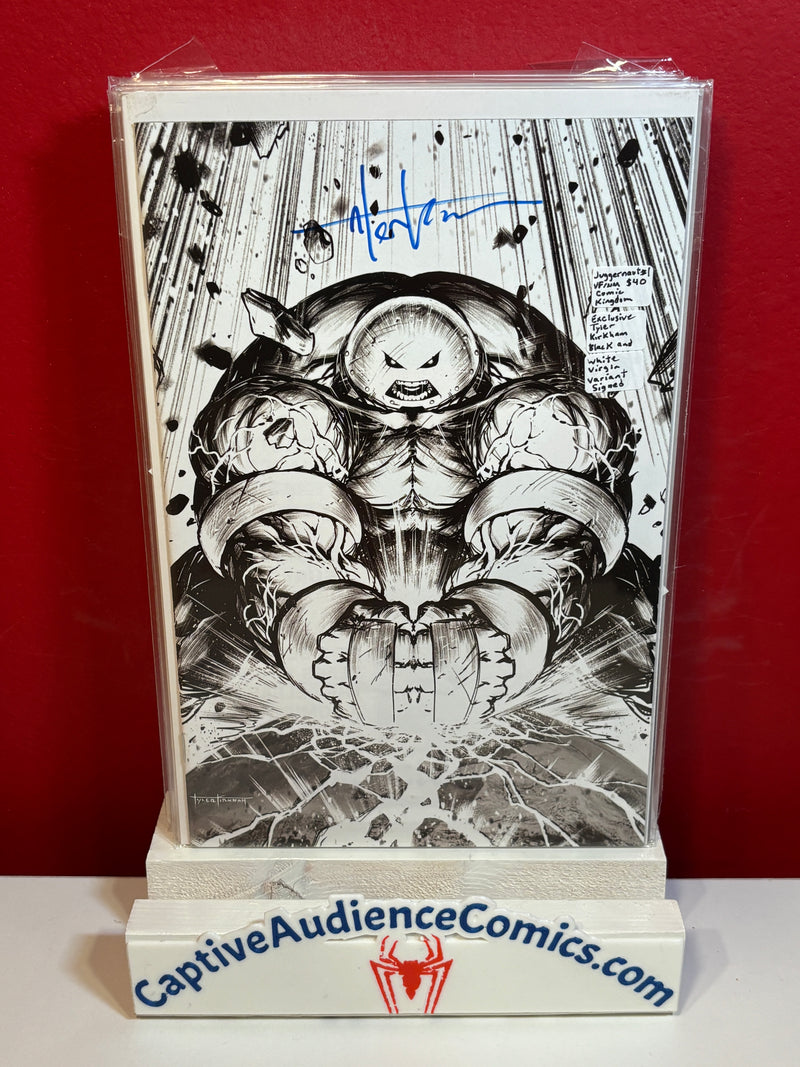 Juggernaut, Vol. 3 #1 - Comic Kingdom Exclusive Tyler Kirkham Black and White Virgin Variant Signed - VF/NM