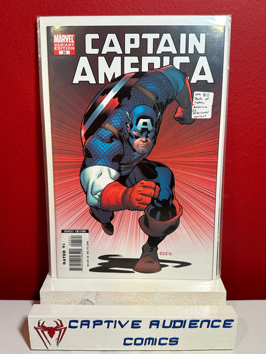 Captain America, Vol. 5 #25 - Death of Captain America - Ed McGuinness Variant - NM