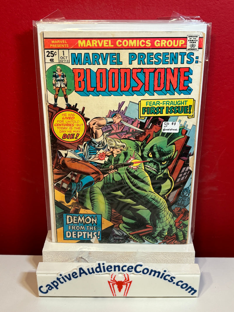 Marvel Presents #1 - 1st Bloodstone - GD
