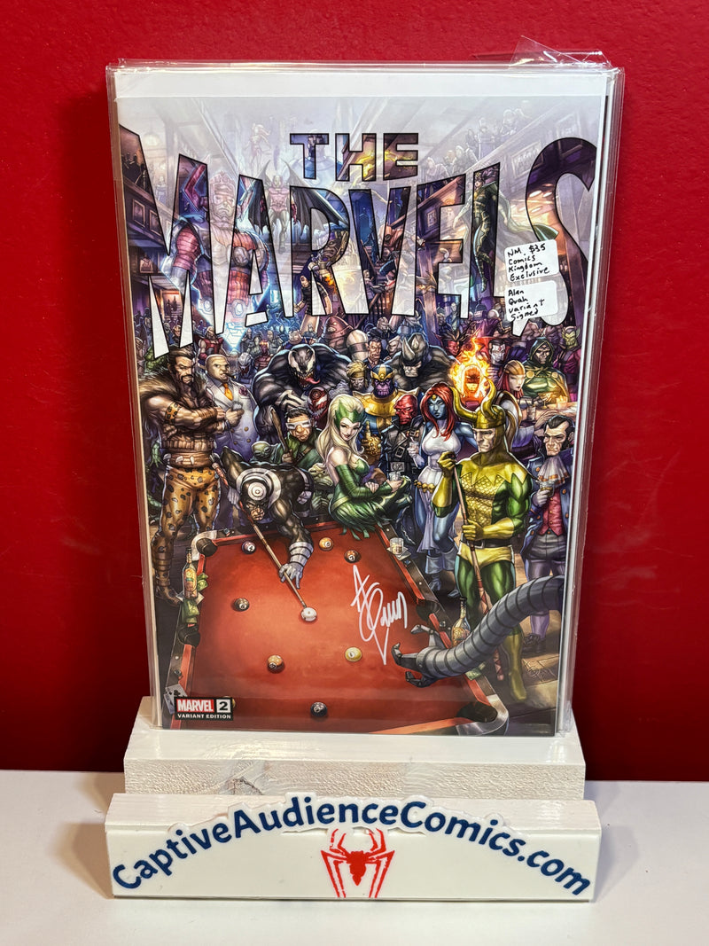 Marvels, The #2 - Comics Kingdom Exclusive Alan Quah Variant Signed - NM