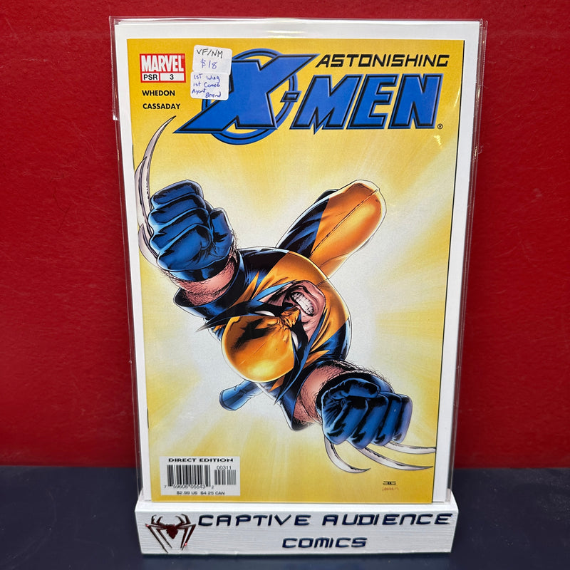 Astonishing X-Men, Vol. 3 #6 - 1st Wing - 1st Cameo Agent Brand - VF/NM