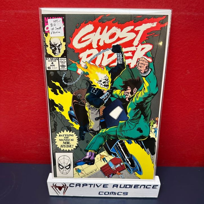 Ghost Rider, Vol. 2 #4 - 1st Jack D'Auria - NM-