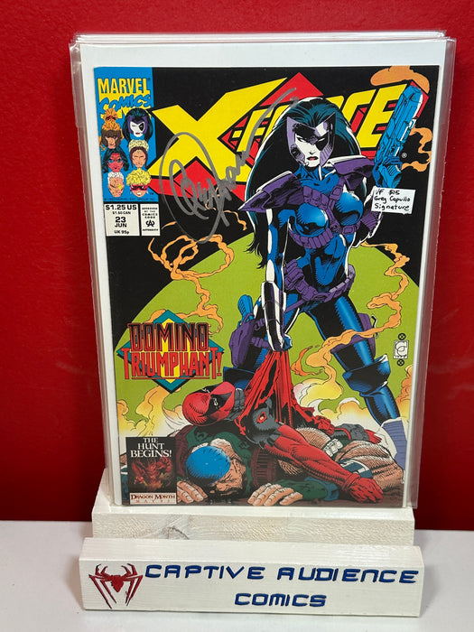 X-Force, Vol. 1 #23 - Greg Capullo Signature - VF