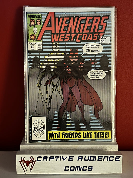 West Coast Avengers, The Vol. 2 #47 - VF/NM