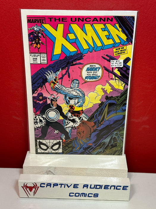 Uncanny X-Men, Vol. 1 #248 - 1st Jim Lee Art on Title - FN