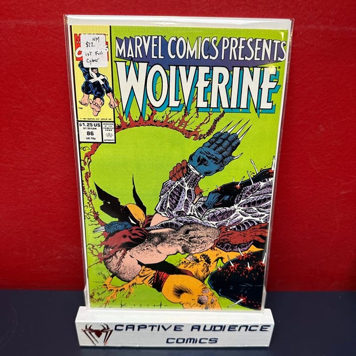 Marvel Comics Presents, Vol. 1 #86 - 1st Full Cyber - NM