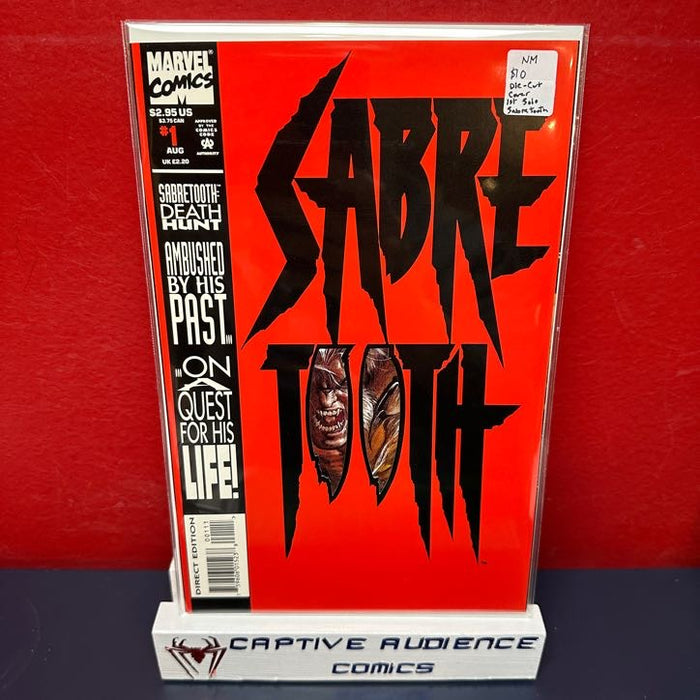 Sabretooth, Vol. 1 #1 - Die-Cut Cover - 1st Solo Sabretooth - NM