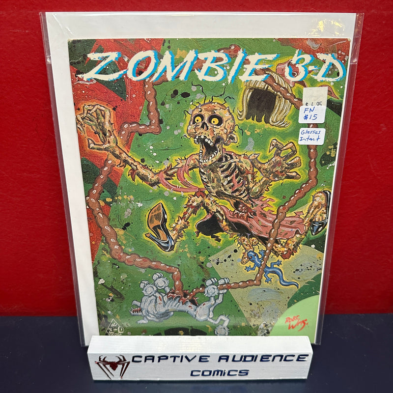 Zombie 3-D #1 - 3D Glasses Intact - FN
