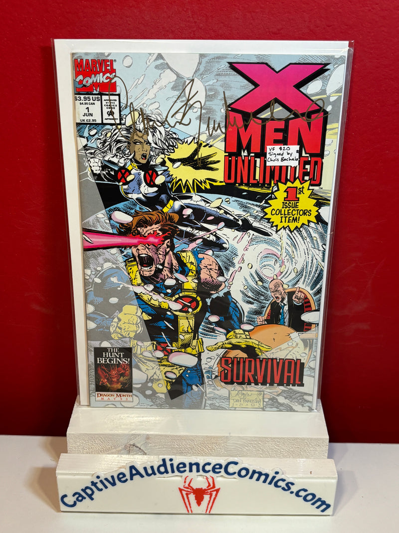 X-Men Unlimited, Vol. 1 #1 - Signed by Chris Bachalo - VF