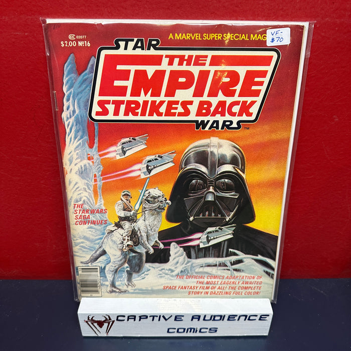 Marvel Comics Super Special #16 - Star Wars Empire Strikes Back Adaptation - VF-