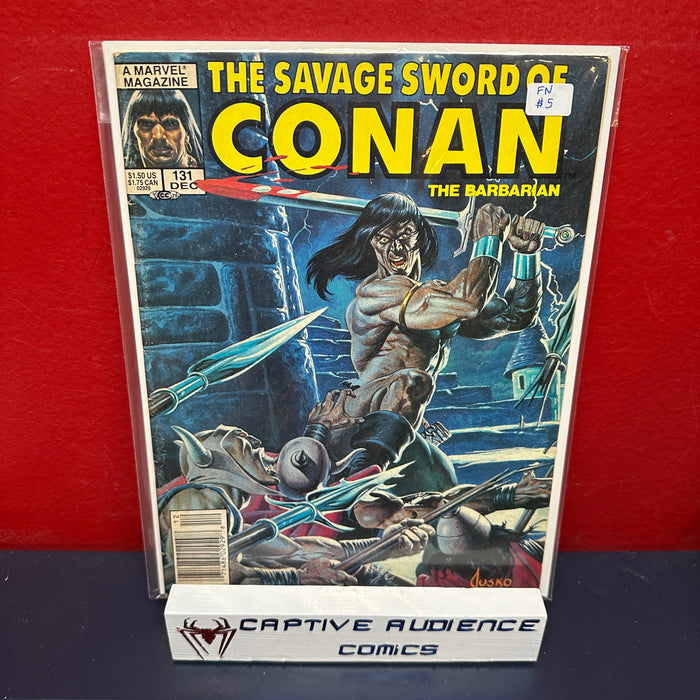 Savage Sword of Conan #131 - Newsstand Edition - FN