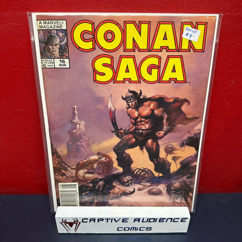 Conan Saga #16 - Newsstand Edition - FN/VF