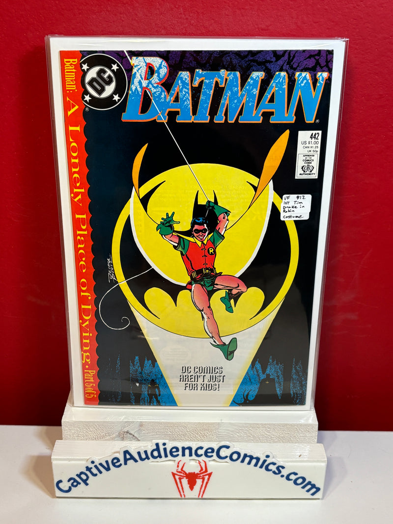 Batman, Vol. 1 #442 - 1st Tim Drake in Robin Costume - VF