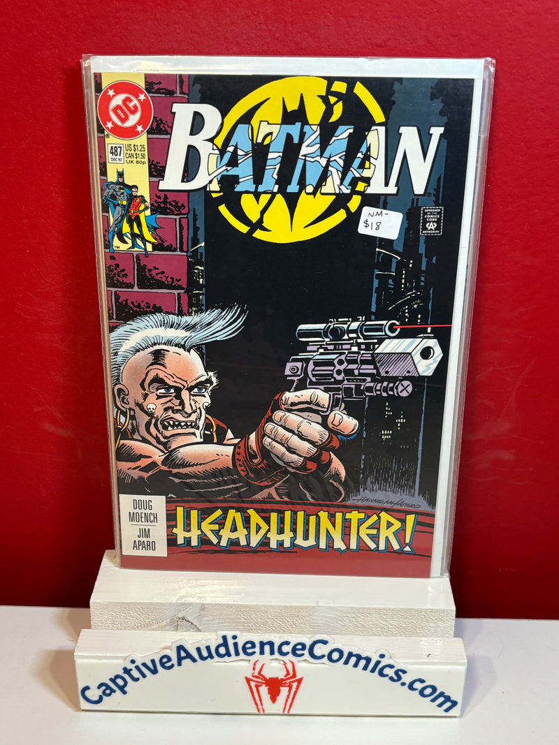 Batman, Vol. 1 #487 - NM-