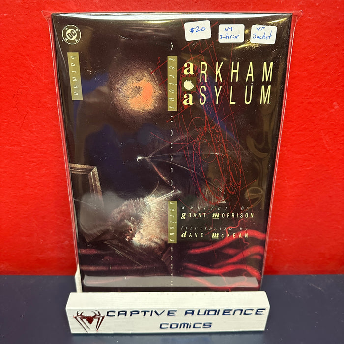 Arkham Asylum HC - Origin Arkham Asylum 1st Amadeus Arkham - VF Jacket NM Interior