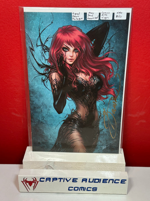 Venom, Vol. 5 #23 - Comics Elite Signed Dawn McTeigue Mary Jane Venomized Virgin - NM+