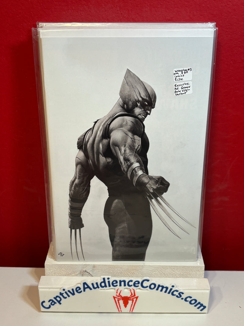Wolverine, Vol. 7 #3 - Comics Elite Adi Granov B&W Virgin - NM