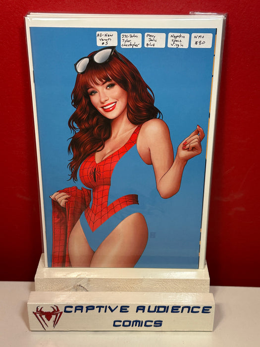 All-New Venom #5 - JTC Mary Jane 3 Book Negative Space Virgin Set - NM+