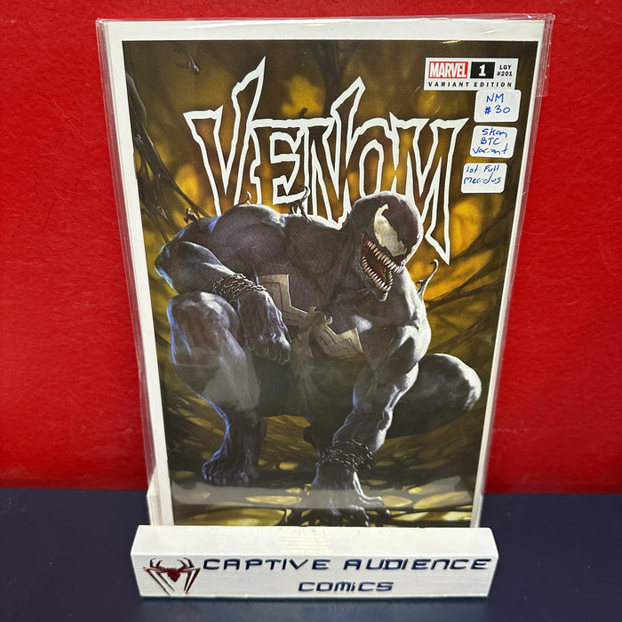 Venom, Vol. 5 #1 - Skan BTC Variant 1st Full Meridus - NM