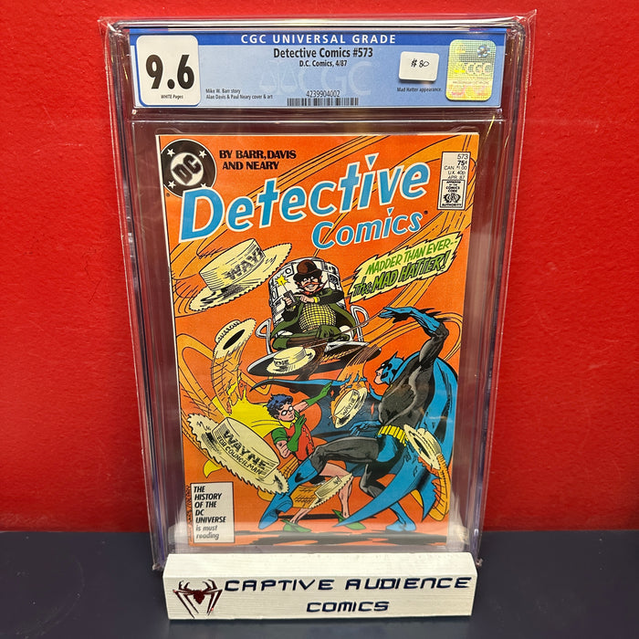 Detective Comics #573 - CGC 9.6