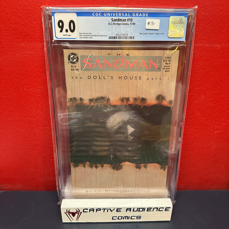 Sandman, Vol. 2 #10 - CGC 9.0