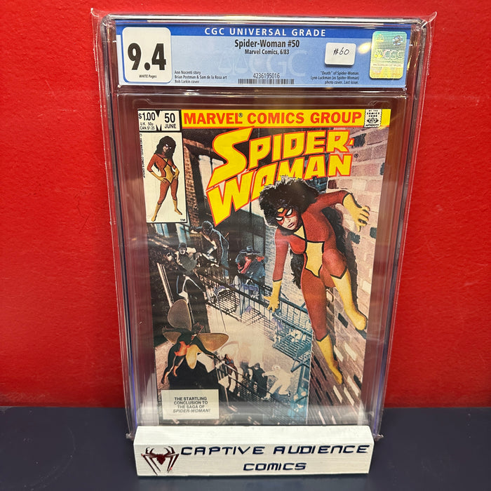 Spider-Woman, Vol. 1 #50 - Final Issue - CGC 9.4