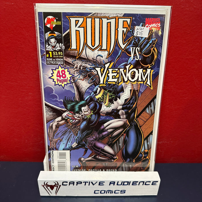 Rune vs. Venom #1 - 1st Winged Venom - NM