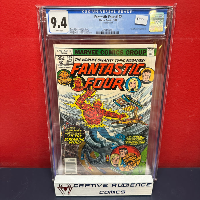 Fantastic Four, Vol .1 #192 - CGC 9.4