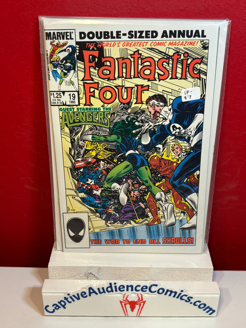 Fantastic Four, Vol. 1 Annual #19 - VF-
