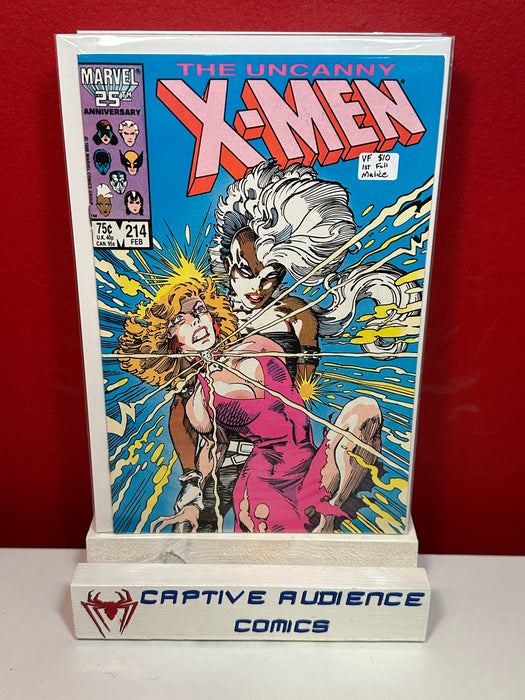 Uncanny X-Men, Vol. 1 #214 - 1st Full Malice - VF