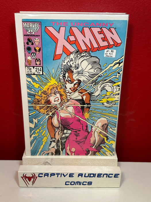 Uncanny X-Men, Vol. 1 #214 - 1st Full Malice - VF-