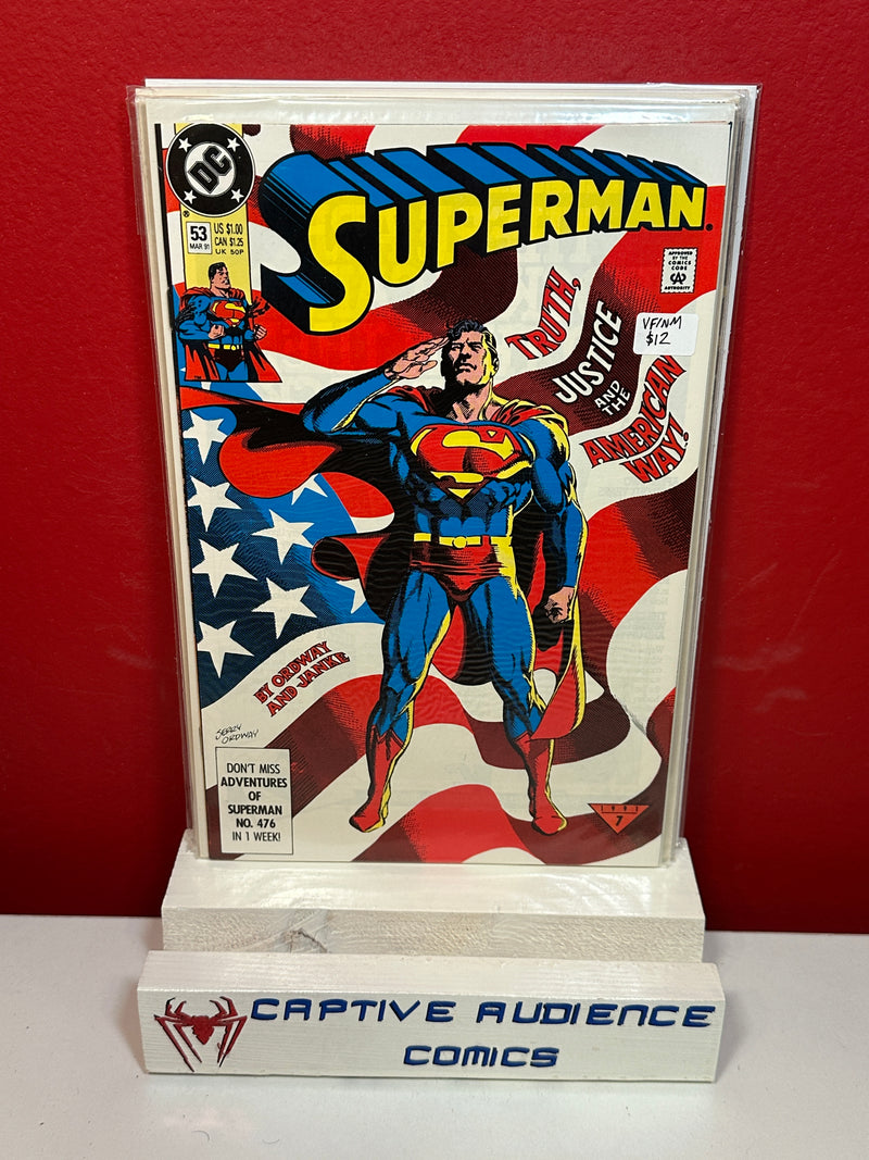 Superman, Vol. 2 #53 - VF/NM